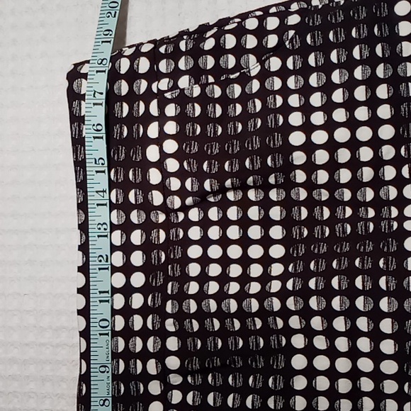 Zac & Rachel Golf/Tennis Skort Black/White Circles Size 16 Petite - Picture 9 of 11